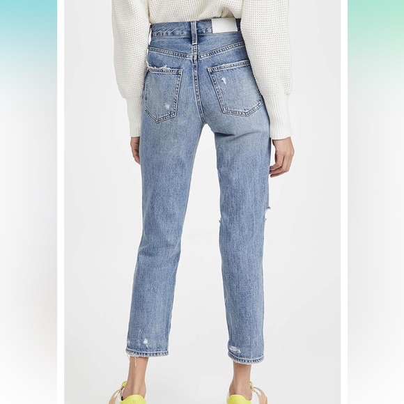 Pistola Presley High Rise Relaxed Roller Jean In Los Feliz New With Tag Size 28” - Picture 5 of 14